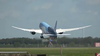 TUI Airlines Netherlands B787 Takeoff Schiphol