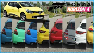 FH4 Acceleration Battle - Top 12 Fastest Renault Cars (All Upgrade)