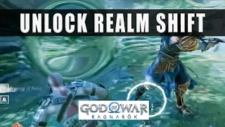 God of War Ragnarok how to get Realm Shift - Unlock slow motion dodge evade