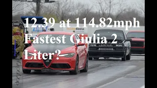 Alfa Giulia 2.0 400hp Dyno and Drag Strip Eurocompulsion