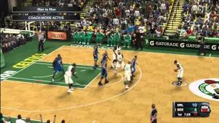 NBA 2K11: Finding Realism- Test Run 3 (Magic at Celtics first half, Part 1/3)