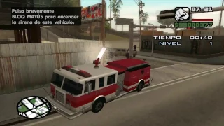 GTA SA Como Ser Inmune Al Fuego (Misiones De Bombero)