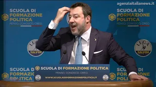 MATTEO SALVINI SUL PONTE SULLO STRETTO DI MESSINA