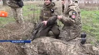 В районе Луганского военные медики проводят учения