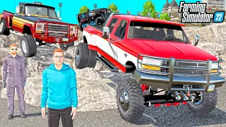 EXTREME TRAIL RIPPIN' NEW TRUCK (FS22 MOD) | CAN WE MAKE BILLIONS - Farming Simulator 22