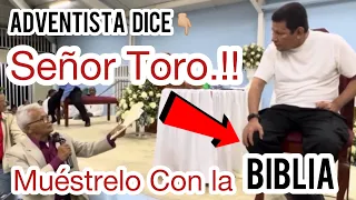 ADVENTISTA Pregunta SEÑOR TORO en la Biblia Donde Aparece el BAUTISMO a NIÑOS?😱Padre Luis Toro