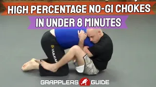A Lot of High Percentage No Gi Chokes and Variations in Just 8 Minutes - Jason Scully
