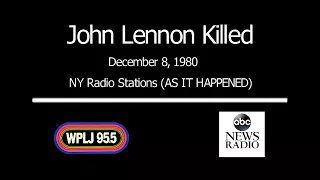John Lennon December 8 1980  - NY Radio AS IT HAPPENED!
