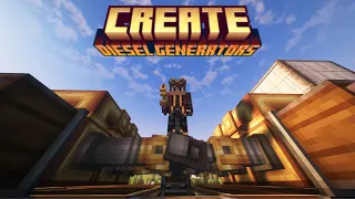 This Create Addon Adds Cool New Power Sources, Oil Based Fuels and More!