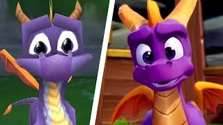 Spyro Reignited Trilogy - All Intros Comparison (PS4 vs Original)