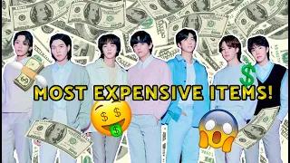 MOST EXPENSIVE ITEMS owned by EVERY BTS MEMBERS 😱💲💲 𝗕𝗧𝗦 𝗘𝘅𝗽𝗲𝗻𝘀𝗶𝘃𝗲 𝘁𝗵𝗶𝗻𝗴𝘀