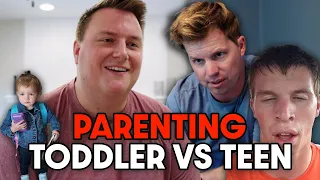 Parenting Toddler vs Teen