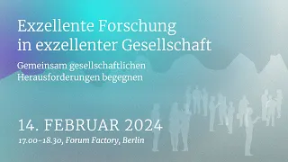 Podiumsdiskussion: Exzellente Forschung in exzellenter Gesellschaft