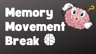 Memory Movement Break | Memory Game | Cognitive Development