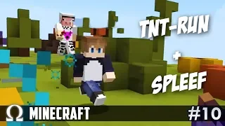 MINECRAFT MINI-GAMES WITH MORE FRIENDS! (TNT Run + Spleef) | Minecraft #10