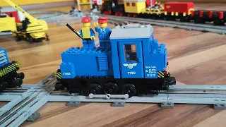 Lego 12v Train: Lego LEGO Diesel Shunter Locomotive 7760, A+B Model.