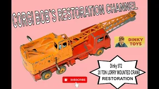 Dinky 972 Coles 20 Tonne Crane Restoration