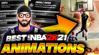 Best ANIMATIONS For Every Build In NBA 2K21 current gen! Best Jumpshots, Dunks, Dribble Moves & More