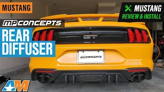 2018-2020 Mustang MP Concepts Rear Diffuser Review & Install