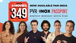 Watch your favourite actors rave about PVR INOX Passport | Subscribe Now