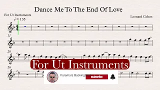 Dance me to the end of love - Play along for Ut
