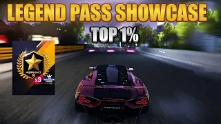 Asphalt 9 Top 1% Legend Pass Showcase | Pudong Rise | Lamborghini Invencible