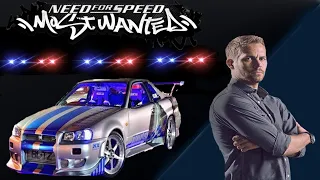 Legendary final pursuit with Brian's Nissan Skyline R34 | Need for Speed Most Wanted | 1080p #nfsmw