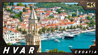 Hvar & Stari Grad ● Croatia 🇭🇷【4K】 Aerial Cinematic Drone [2023]