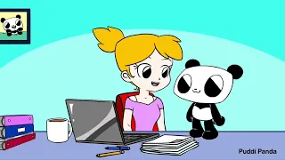 Puddi Panda On A Secret On Animation