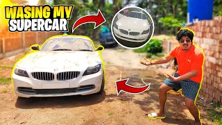 GyanSujan Washing His BMW Sports Car  After  1 Year 😱