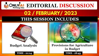 02 February 2023, Editorial And Newspaper Analysis, Budget 2023