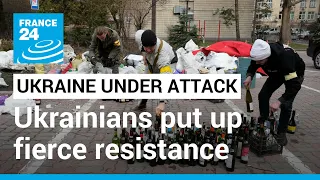 Ukraine under attack: Ukrainians put up fierce resistance • FRANCE 24 English