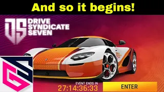 Asphalt 9 - Drive Syndicate 7 has begun so lets take a look at the cars required and first mission