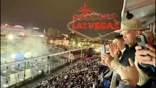 F1 Vegas 2023 Opening Ceremony from a Skybox!