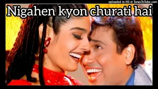 Nigahe Kyu Churati Hai Hindi Song __ Govinda Ravina Tandon __ Movie Dulhe Raja __ Hindi Song ___128K