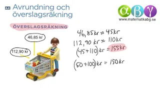 A 4.4 Avrundning och överslagsräkning