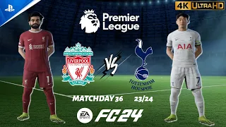FC 24 - Liverpool vs. Spurs | Premier League Matchday 36 23/24 | PS5 [4K 60FPS]