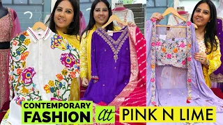 Pink n Lime Brings You Linen Cord Sets, Trending Cotton & Party Wear Suits, Lehenga & Indo Western.