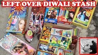 Diwali Stash Leftover's from Last Year  - Diwali 2019 Fireworks