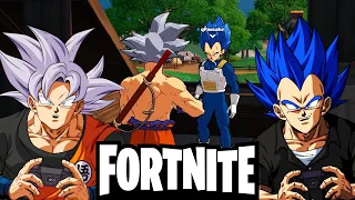 Goku and Vegeta Play Fortnite RANKED DUOS!