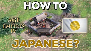 How to Play Japanese 2 TC Mass Samurai in AOE4?