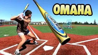 Hitting with the TPX OMAHA GOLD BESR Baseball Bat