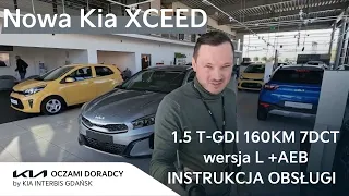 Nowa Kia XCEED 2023 FL wersja L z pakietem AEB - INSTRUKCJA OBSŁUGI | Kia Interbis Gdańsk | 4K