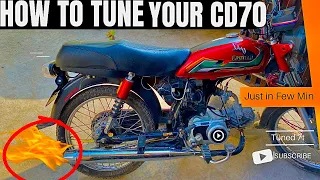 How to tune cd 70 || fire shots || pataka in 70 …..😍😍