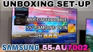 Samsung  2022 Latest Model 55AU7002 55 inches 4K UHD Smart TV, Unboxing, Set-up, Review, Price