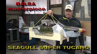SEAGULL SUPER TUCANO 91 1650MM ARF gift from our brother Captain Hubert Unboxing
