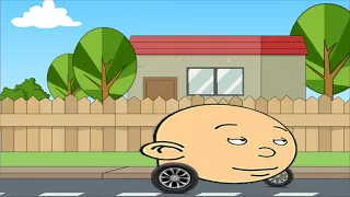 caillou turns into a convertible