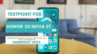 TEST POINT FOR HONOR 20 NOVA 5T [YAL L21 YAL AL00 YAL-TL00] TO ERASE|REMOVE FRP|HARDRESET  2023