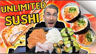 200 PIECE ALL YOU CAN EAT SUSHI CHALLENGE VS PRO EATER | DESTROYING HUNDREDS of SUSHI | Sushi Buffet