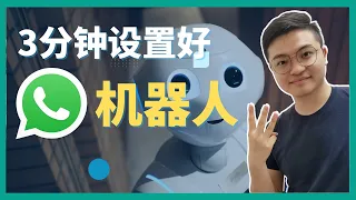 3 分钟设置好你的 WhatsApp 机器人